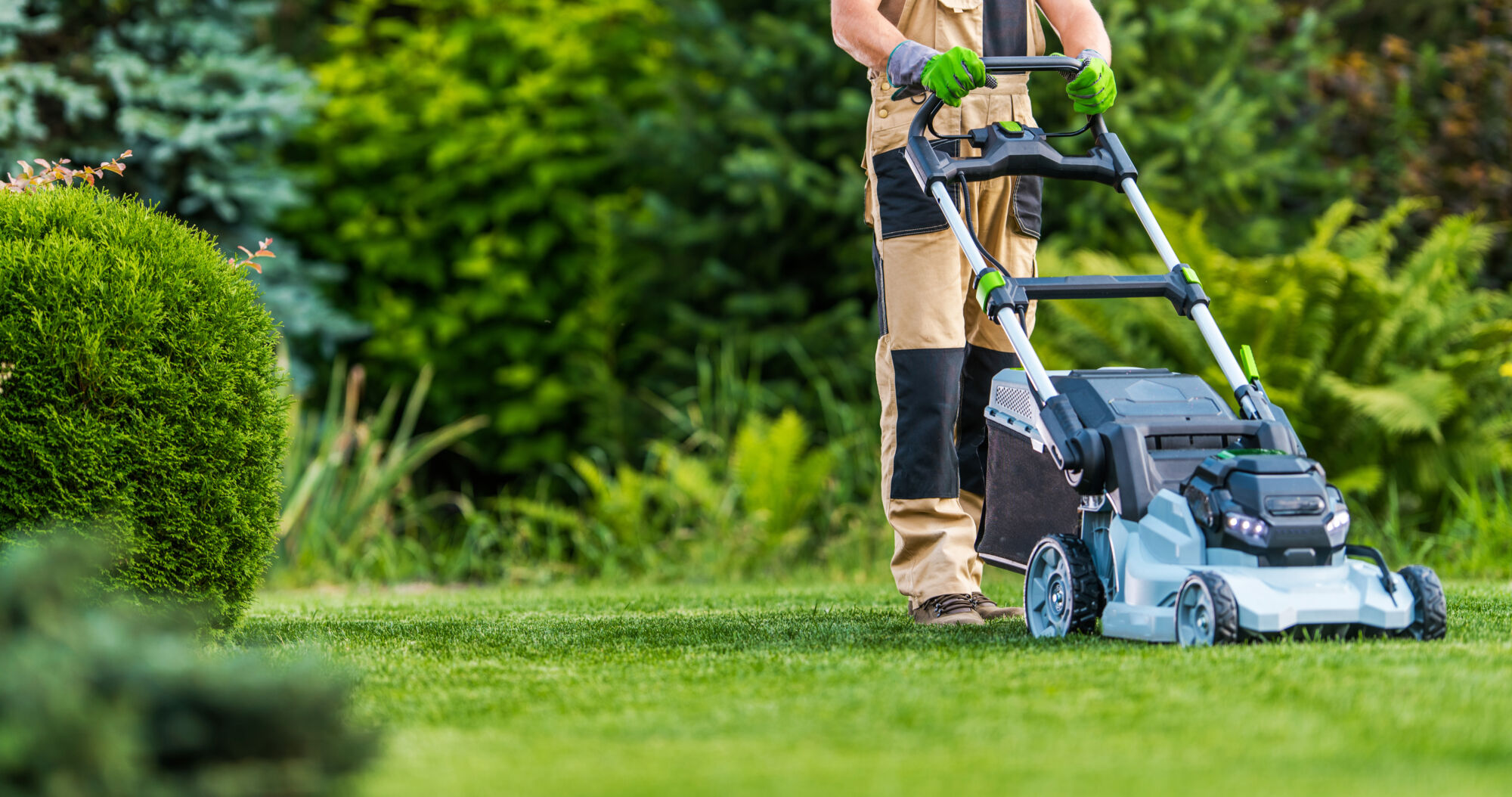 Entretien des espaces verts : tonte, taille et nettoyage de jardin pr&egrave;s de Strasbourg et Geispolsheim Erstein